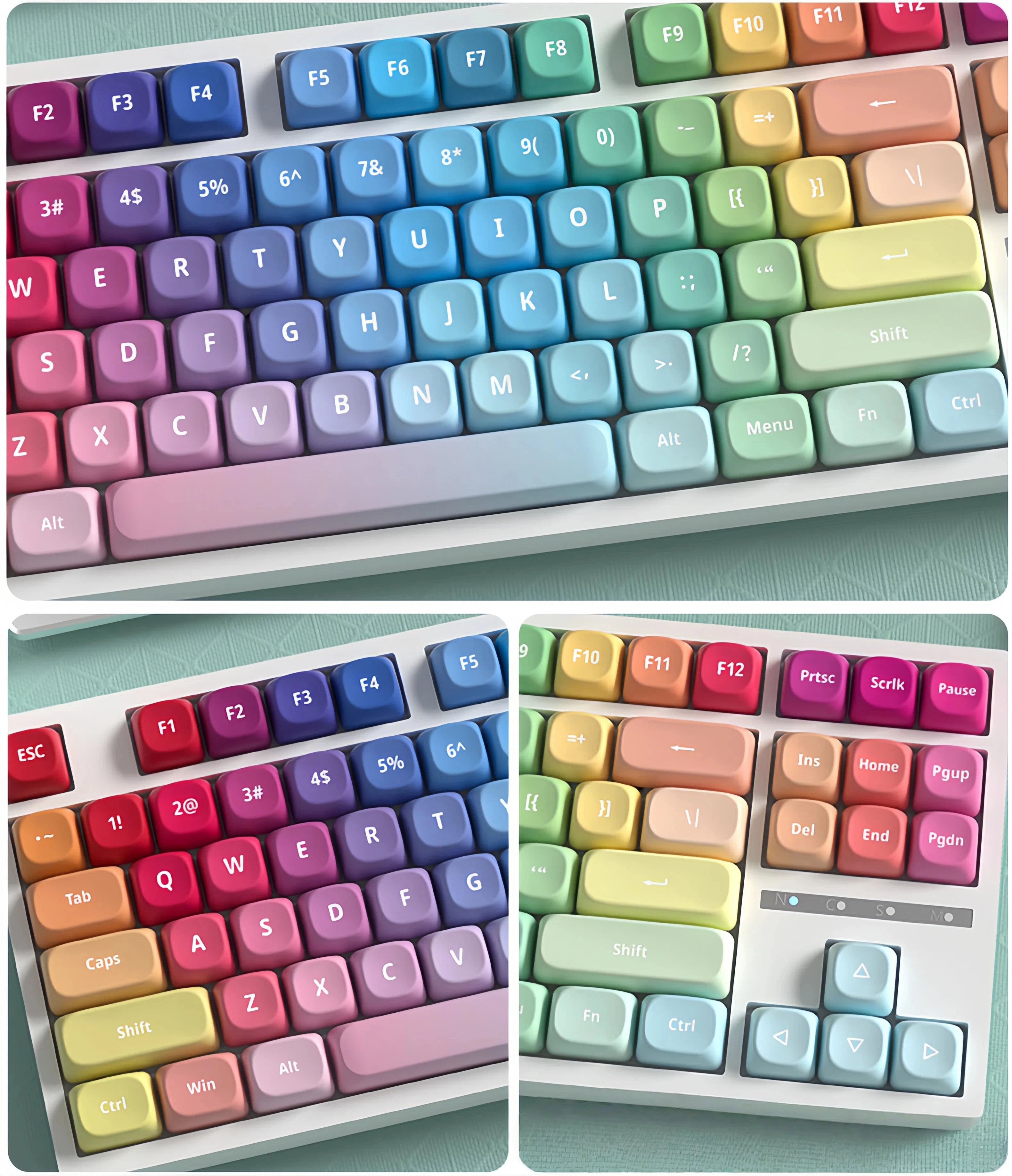 "Blue Charm" MOA Profile PBT Keycap Set