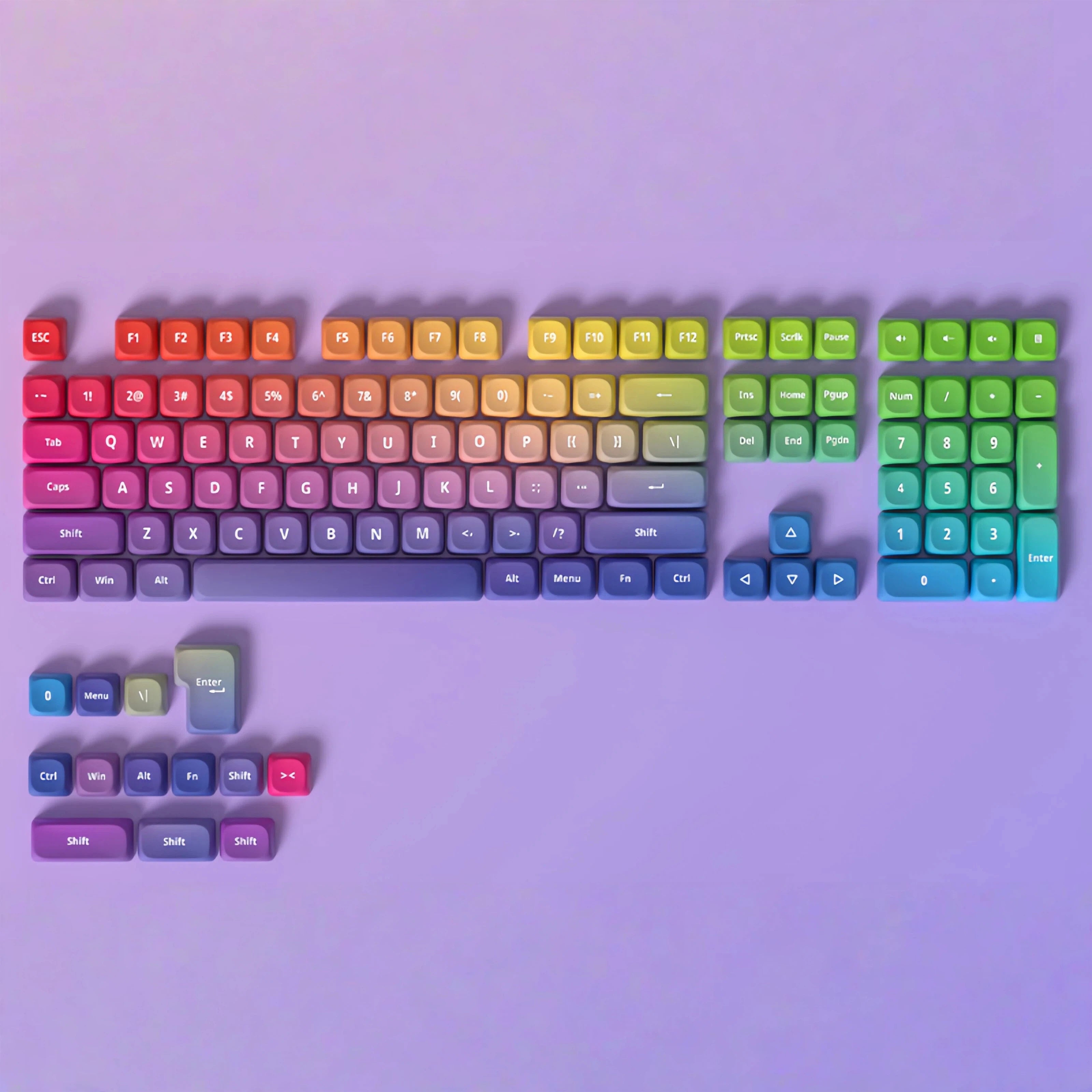 "Blue Charm" MOA Profile PBT Keycap Set
