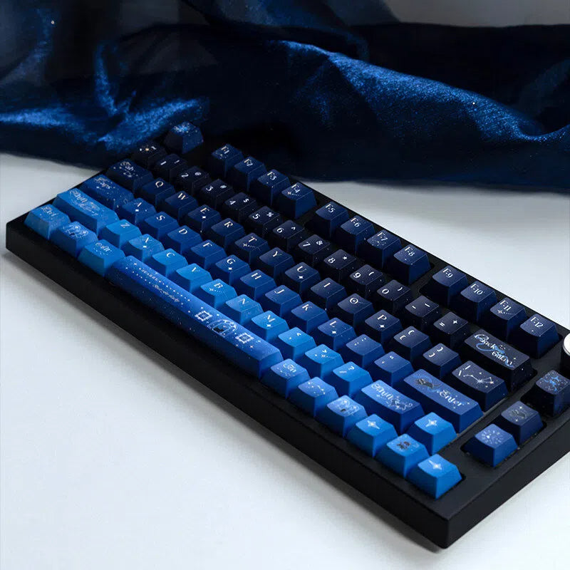 "Freetag Starry Sky" Cherry Profile PBT Keycap Set
