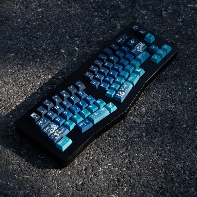 "Freetag Starry Sky" Cherry Profile PBT Keycap Set