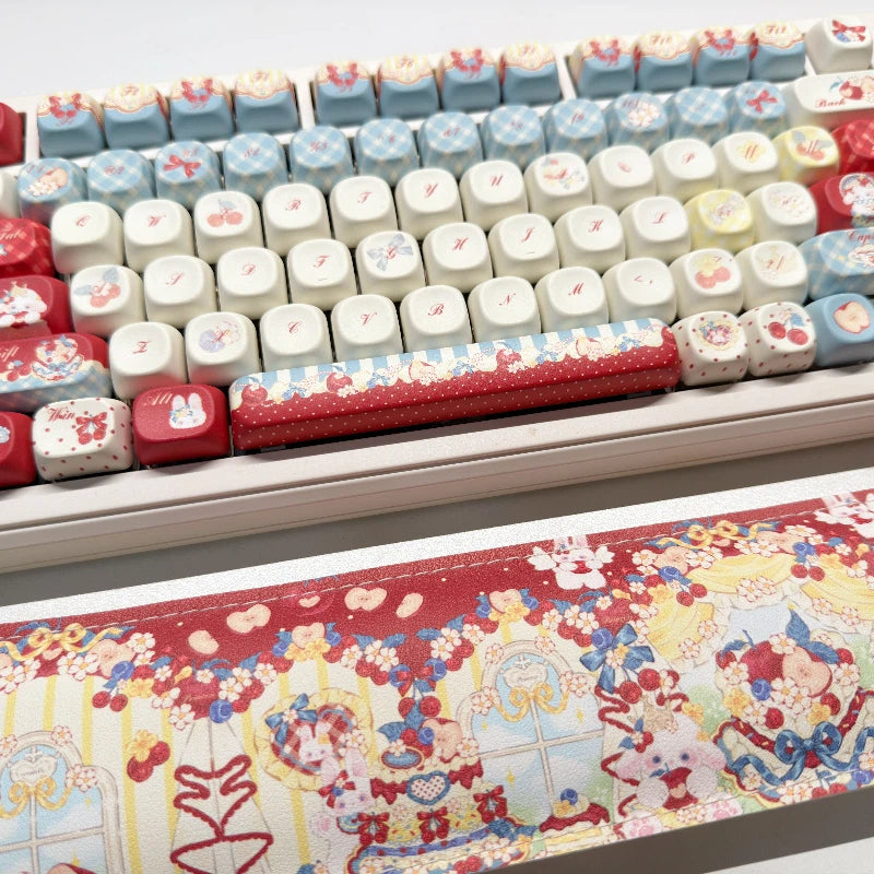 "Snow White's Tea Party" PBT Keycap Set (Cherry & MOA Profile)