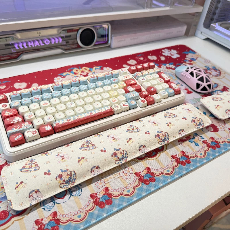 "Snow White's Tea Party" PBT Keycap Set (Cherry & MOA Profile)