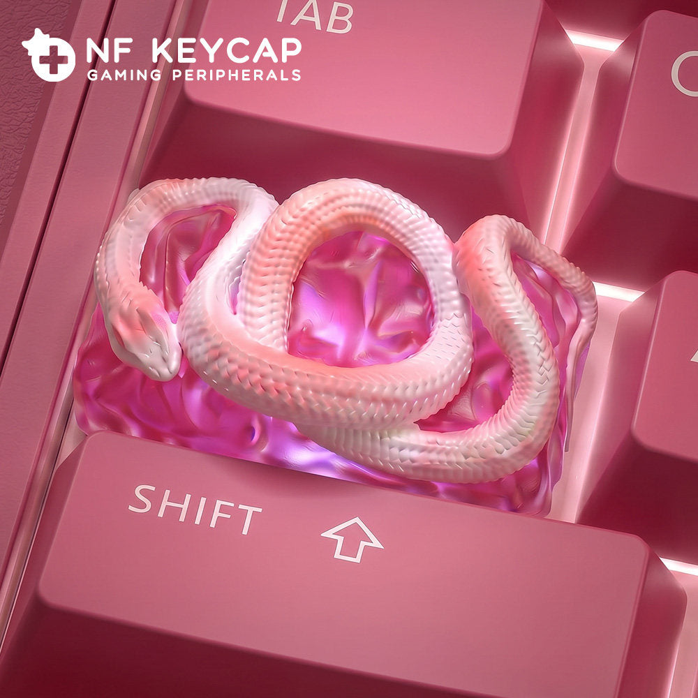3D Snake Resin Artisan Keycap (1.75u)