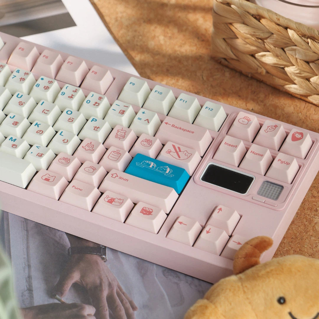 "Sushi" Japanese Sub-Legend Cherry Profile PBT Keycap Set (145 Keys)