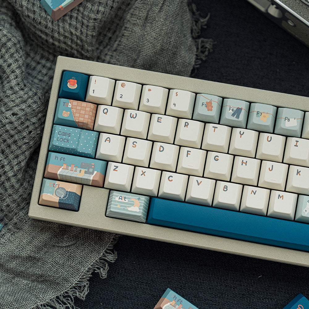 "Sewing" Handicraft Cherry Profile 1.7mm PBT Dye-Sub Keycap Set