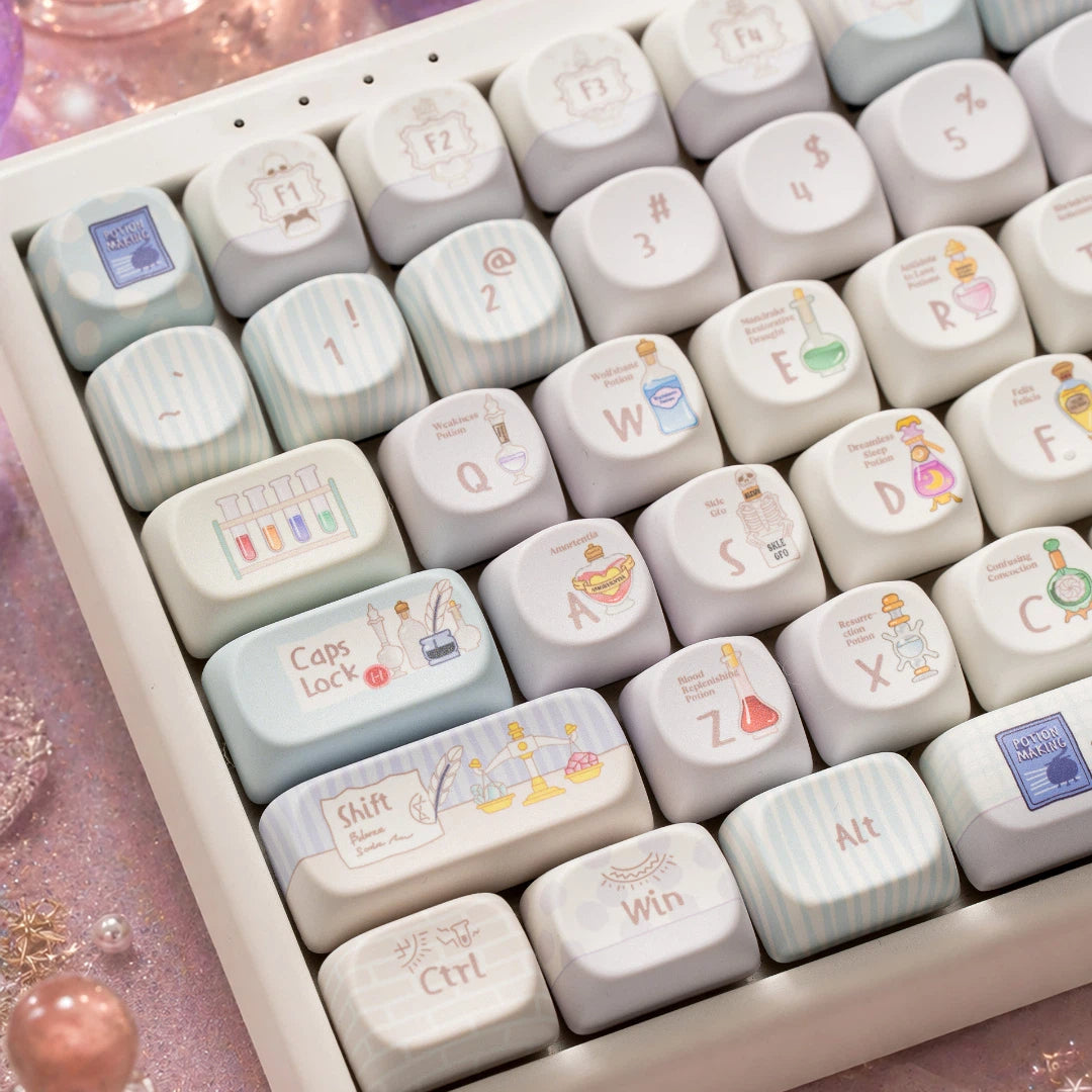 "Magic Potion" PBT Keycap Set (Cherry & MOA Profiles)