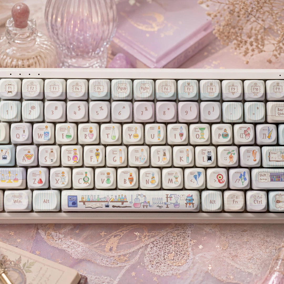 "Magic Potion" PBT Keycap Set (Cherry & MOA Profiles)