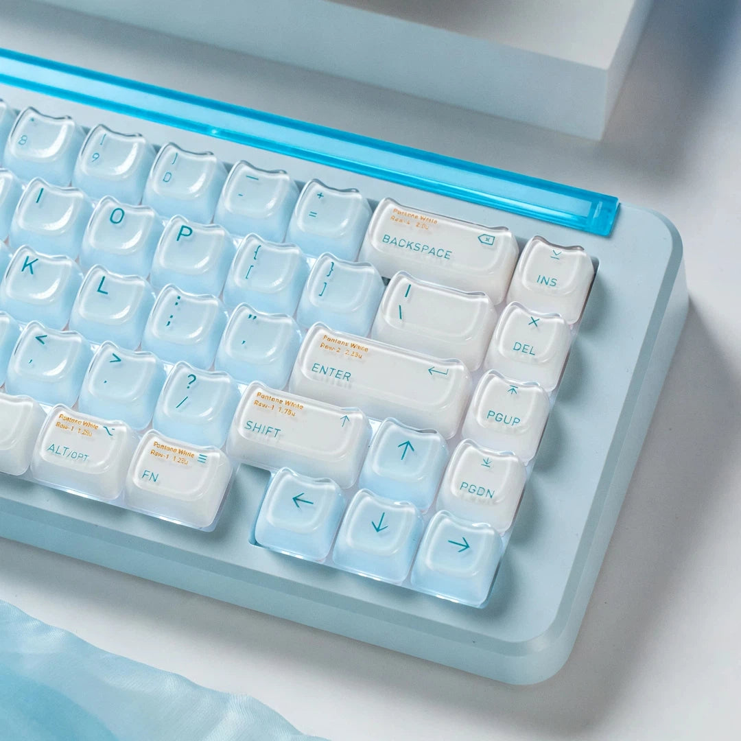 "Pale Sky Dream" ABS & PC Hybrid MAO Profile Keycap Set (119 Keys)