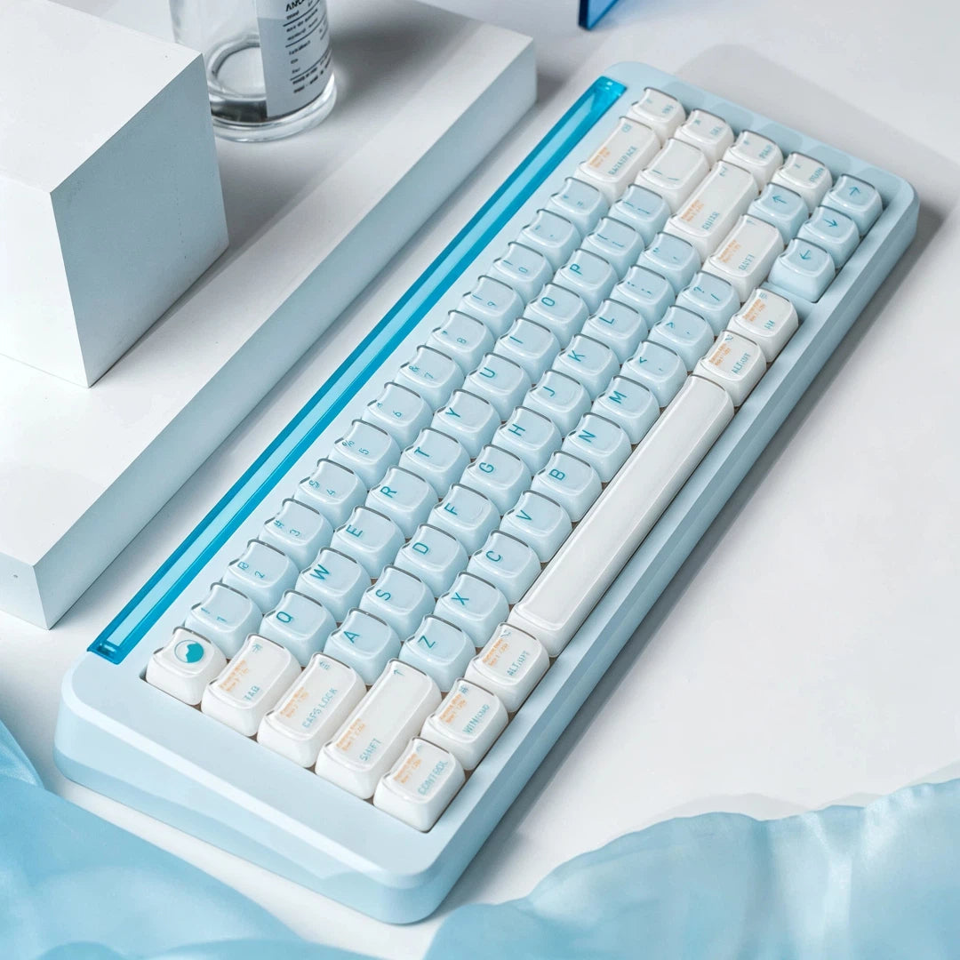 "Pale Sky Dream" ABS & PC Hybrid MAO Profile Keycap Set (119 Keys)