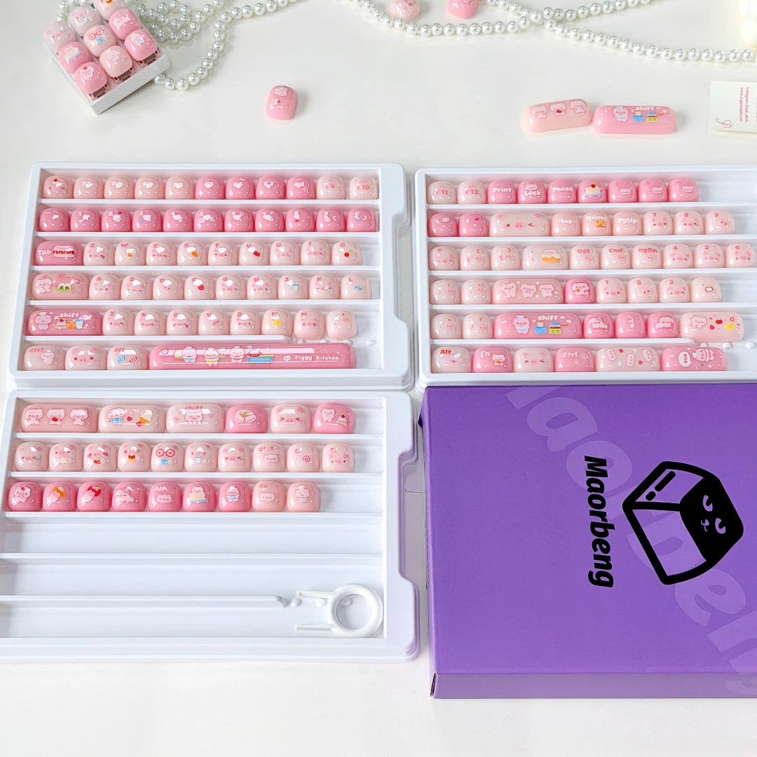 "Piggy Gummy" MOG Profile PC Keycap Set