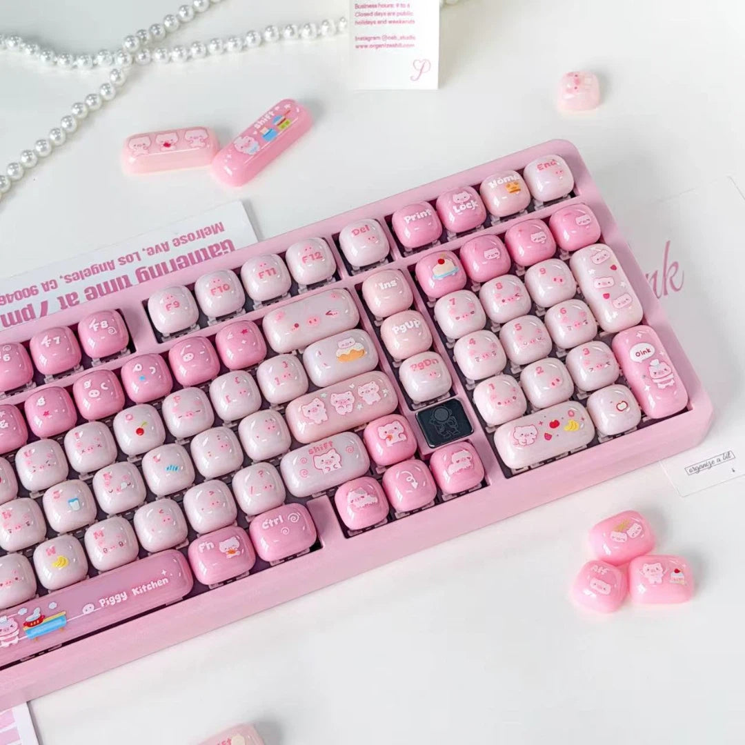 "Piggy Gummy" MOG Profile PC Keycap Set