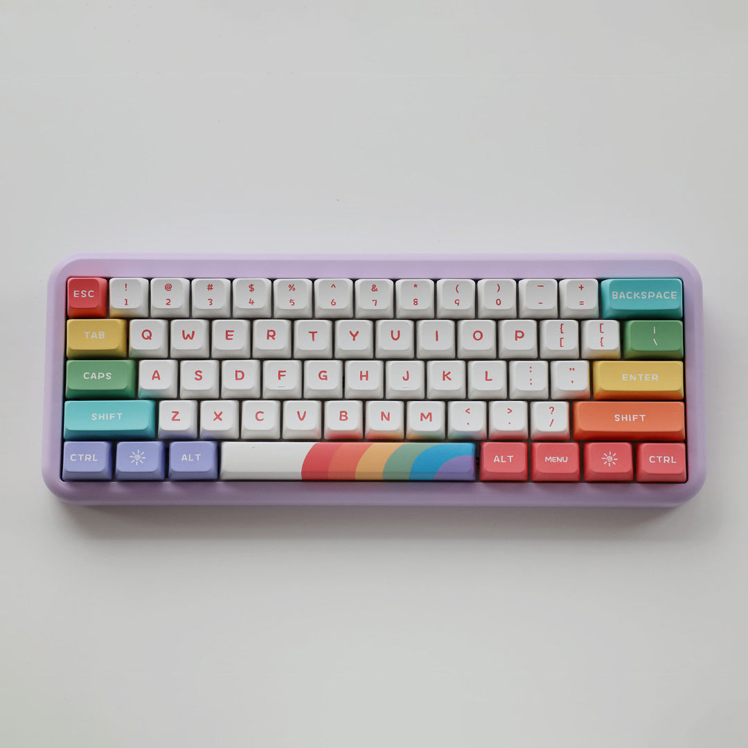 "Rainbow Candy" MDA Profile PBT Keycap Set