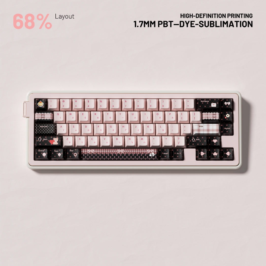 "Sweet Chocolate" Cherry Profile PBT Keycap Set