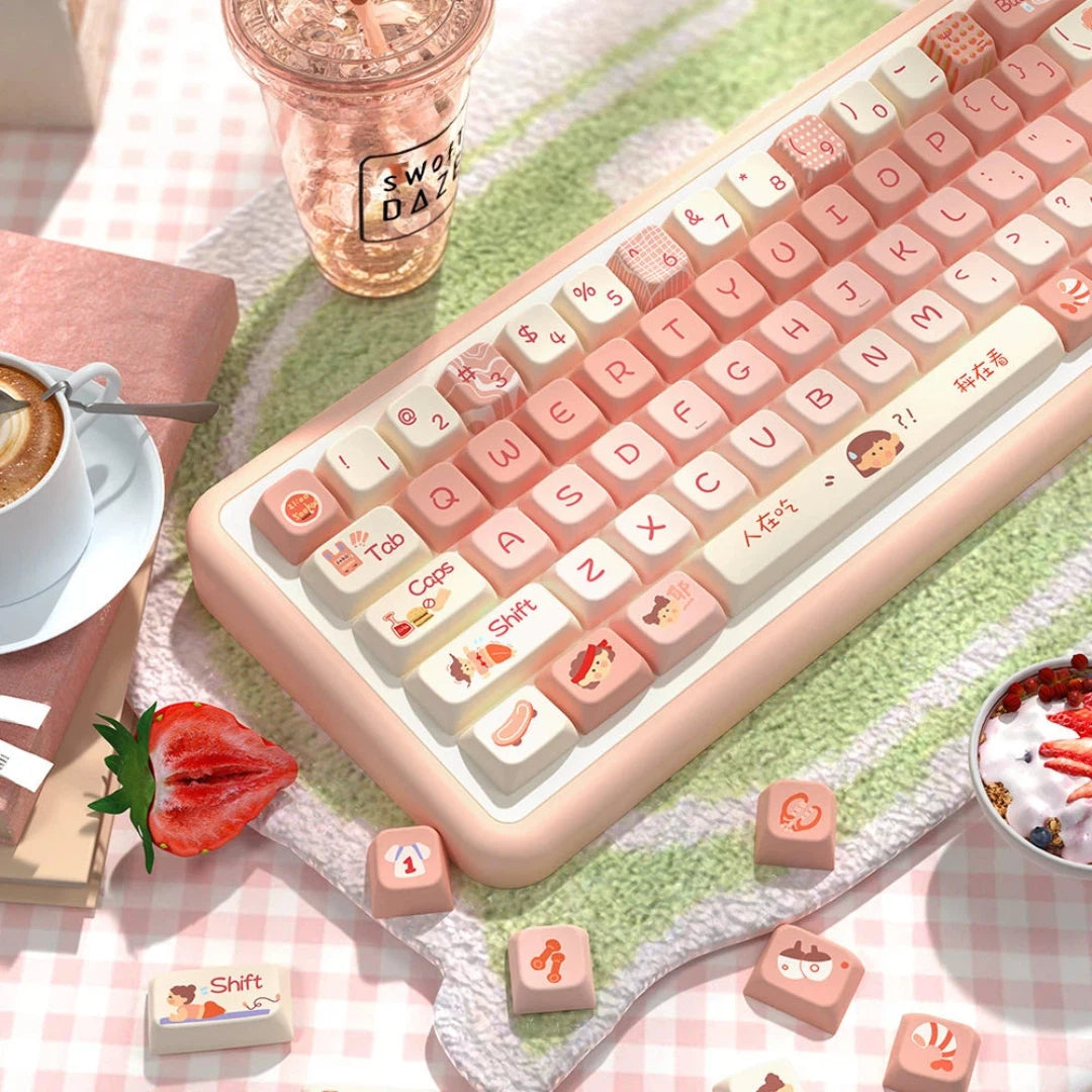"Weight Loss Program" MDA Profile PBT Keycap Set