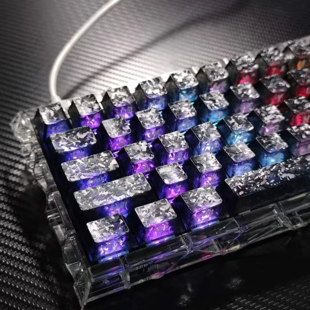 Carbon Fiber Keycaps