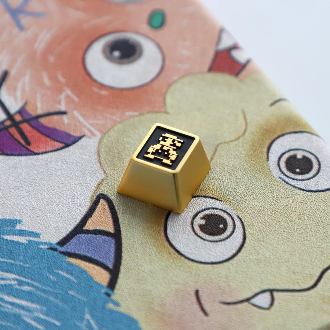 Mario Zinc Alloy Artisan Keycap