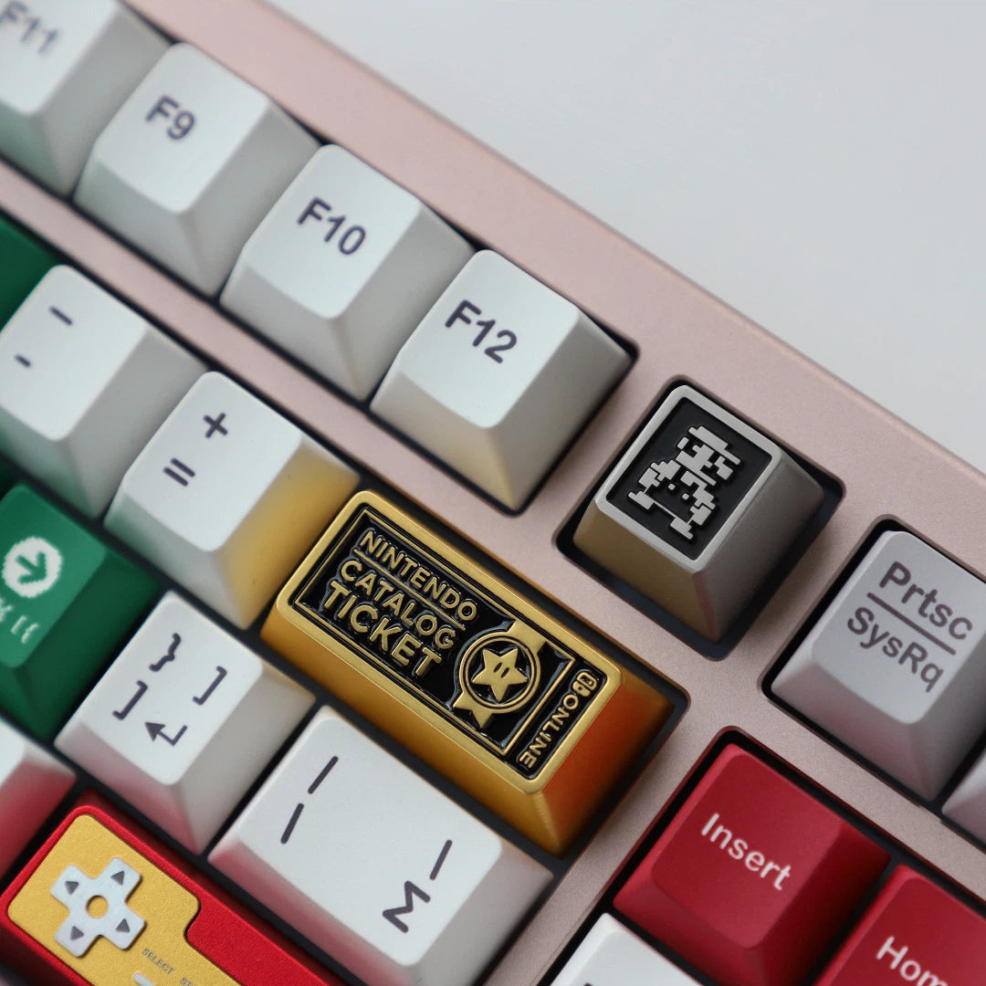Mario Zinc Alloy Artisan Keycap