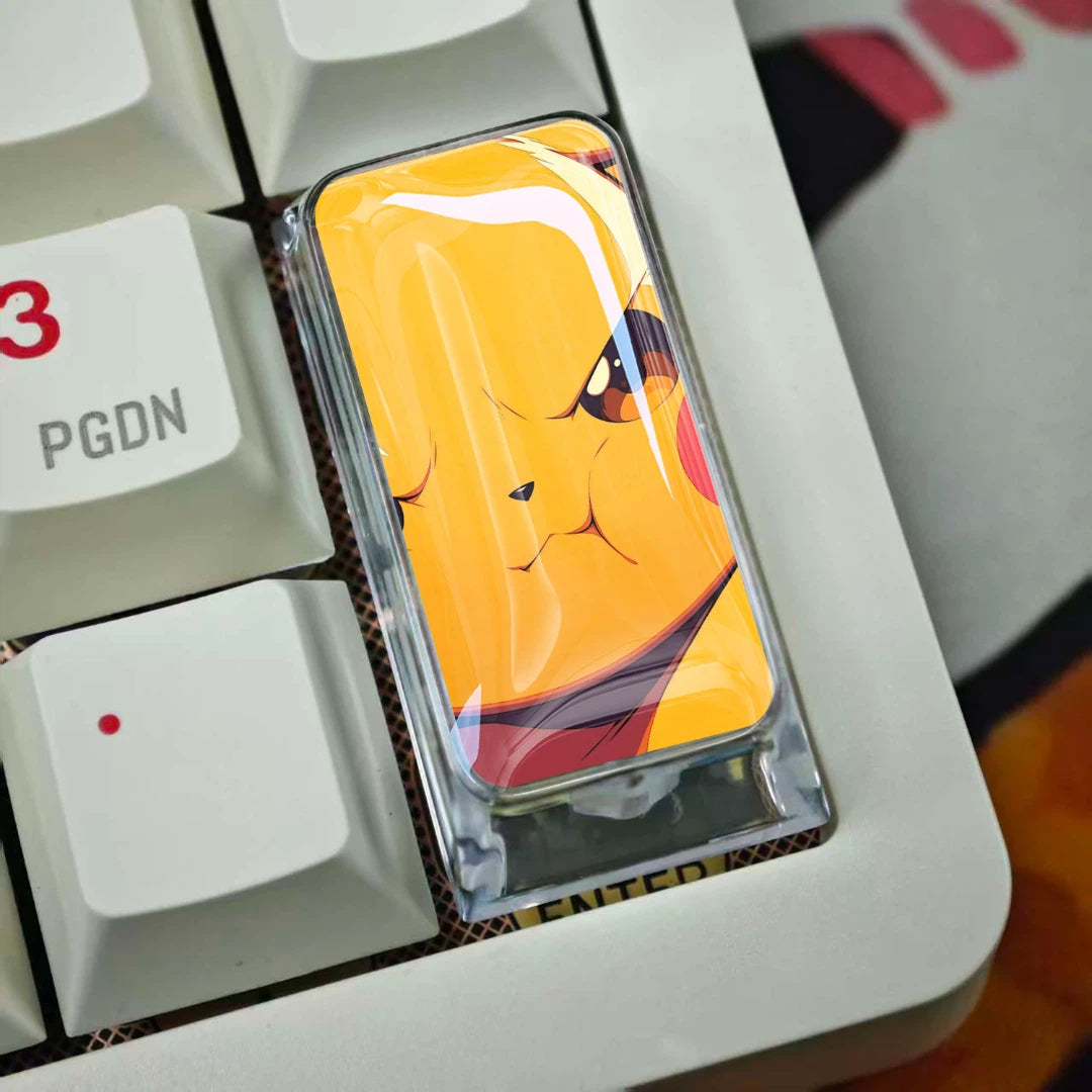 Pikachu 2U Epoxy Resin Artisan Keycap