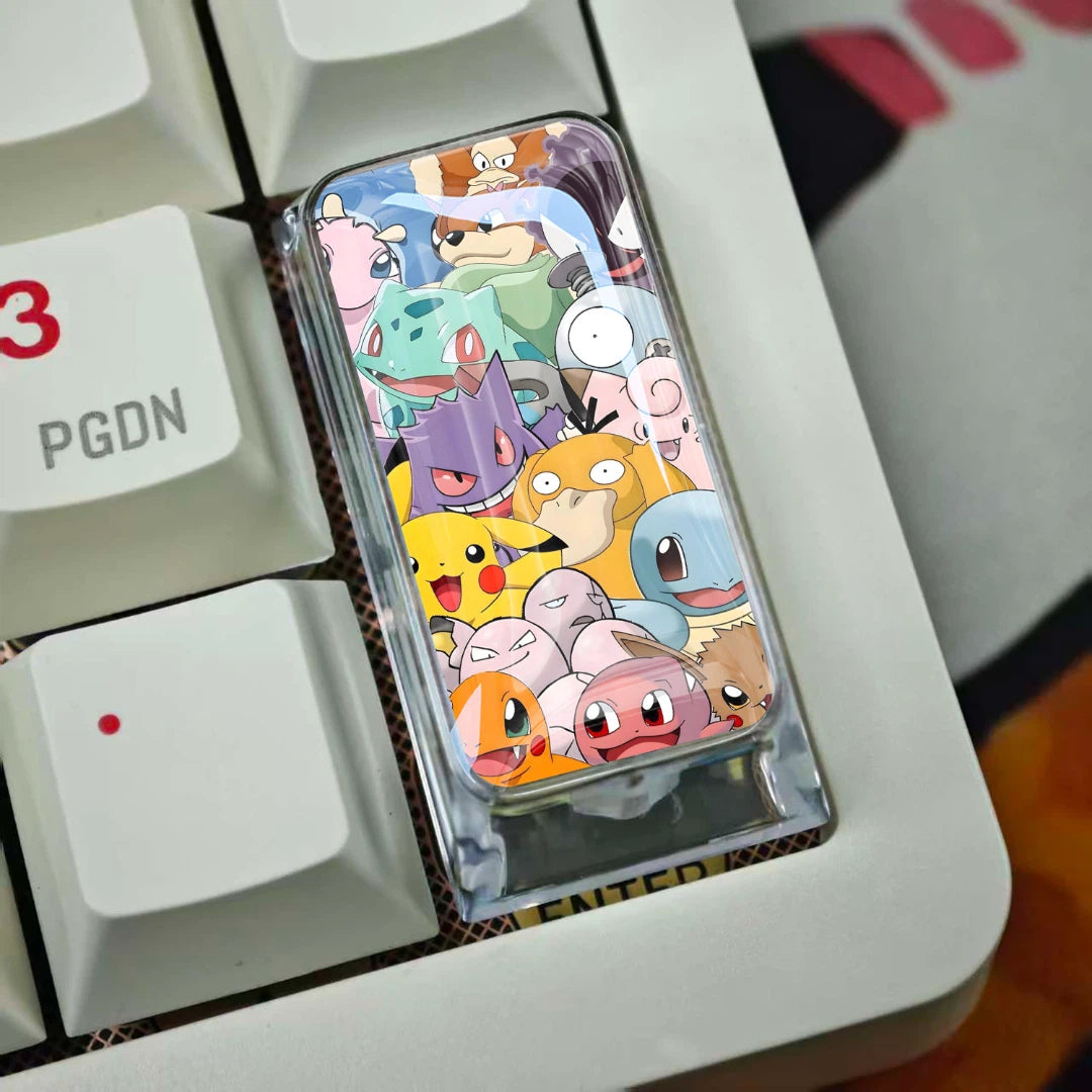 Pikachu 2U Epoxy Resin Artisan Keycap