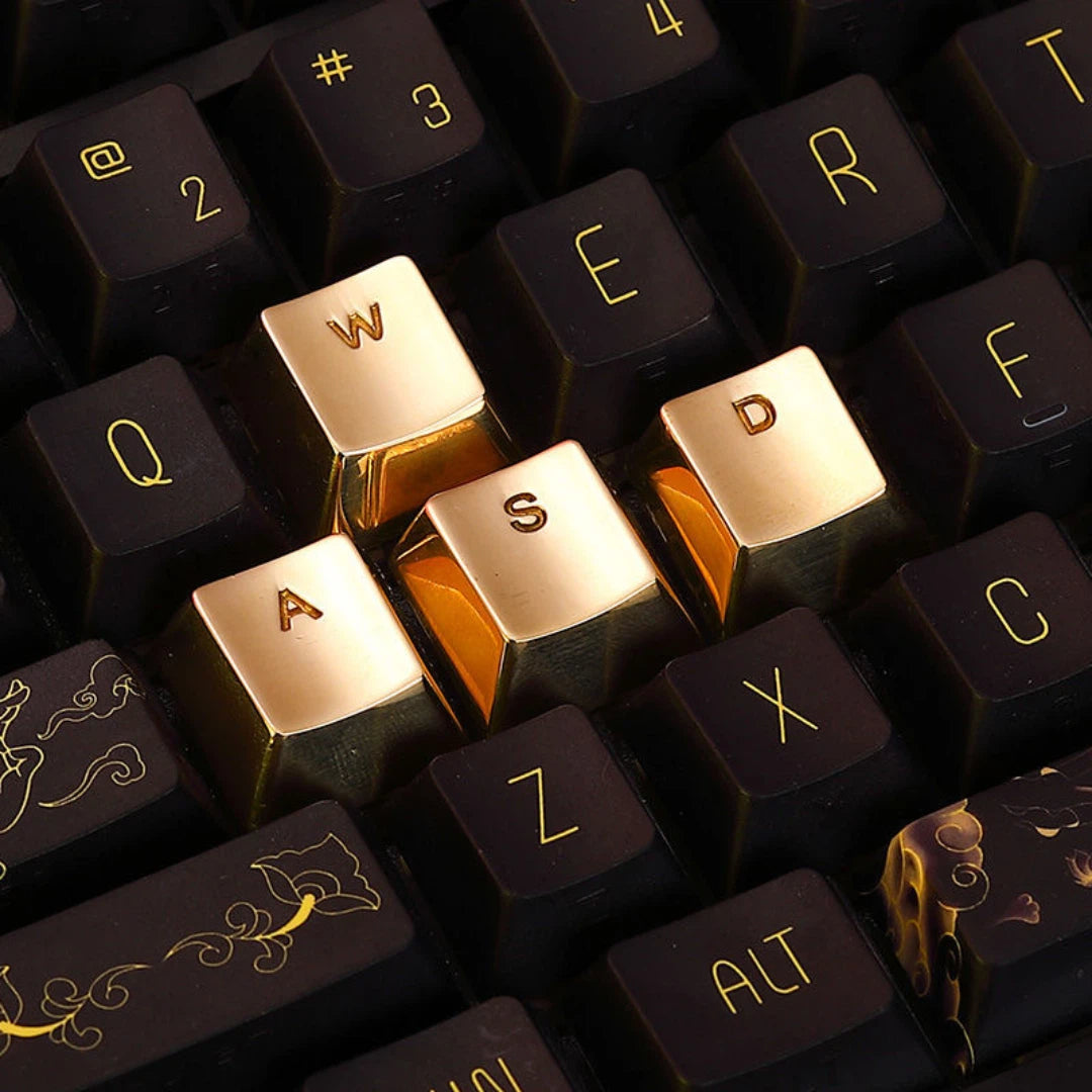 Solid Copper WASD Keycap Set