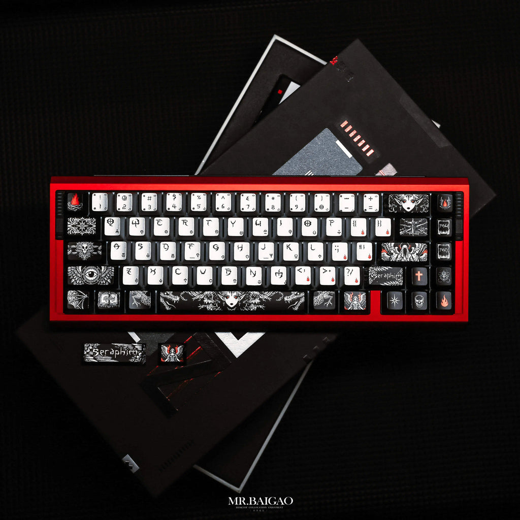 Fallen Angel metallic paint keycaps