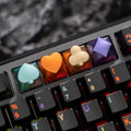 Spades, Hearts, Clubs, Diamonds — Metal Artisan Keycaps