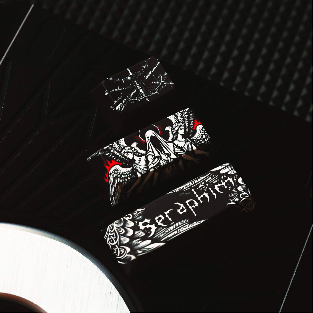 Fallen Angel metallic paint keycaps