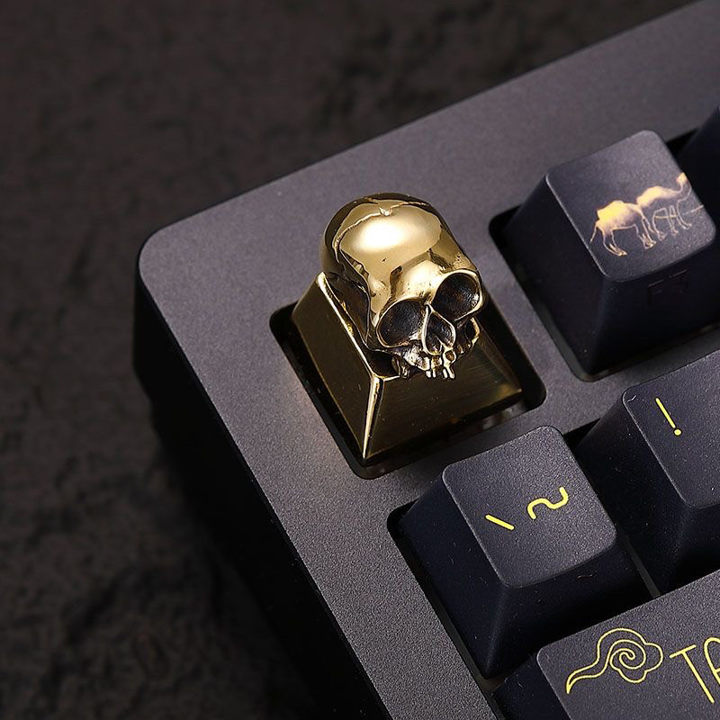 Solid Copper Skull