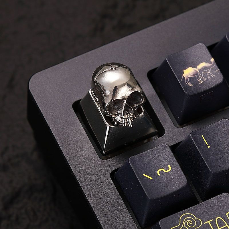 Solid Copper Skull