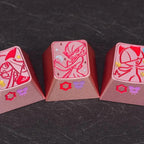 1U Anodized Pink Metal Keycap