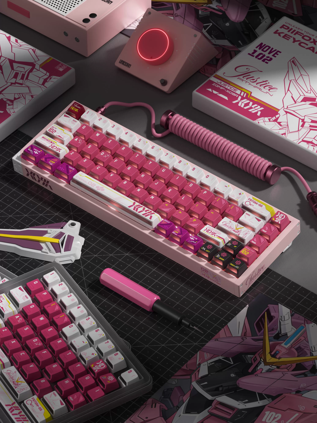 The Justice Keycap Set