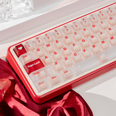 "Dry Martini" Frosted Translucent PC Cherry Profile Keycap Set