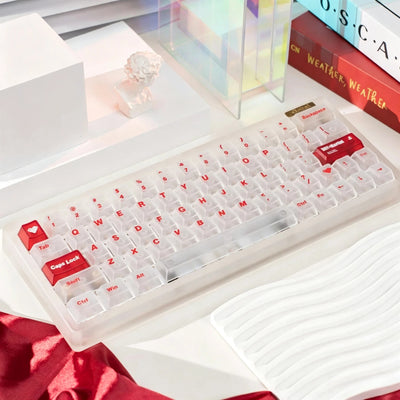 "Dry Martini" Frosted Translucent PC Cherry Profile Keycap Set