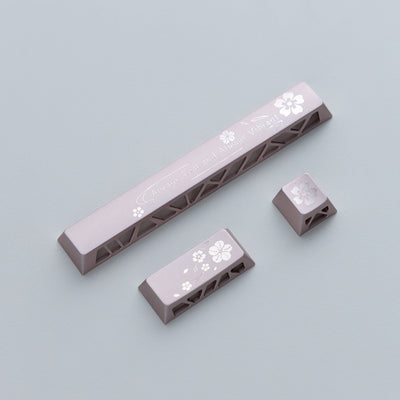 "Falling Sakura" CNC Hollowed Aluminum Artisan Keycap