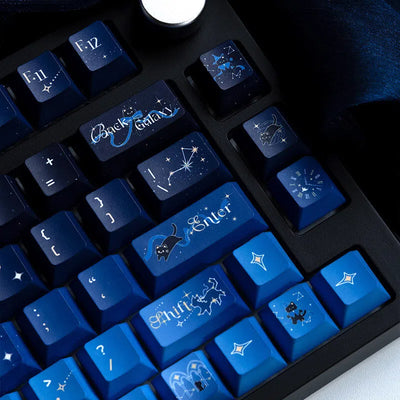 "Freetag Starry Sky" Cherry Profile PBT Keycap Set