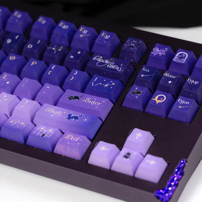 "Freetag Starry Sky" Cherry Profile PBT Keycap Set