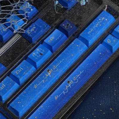 "Freetag Starry Sky" Cherry Profile PBT Keycap Set
