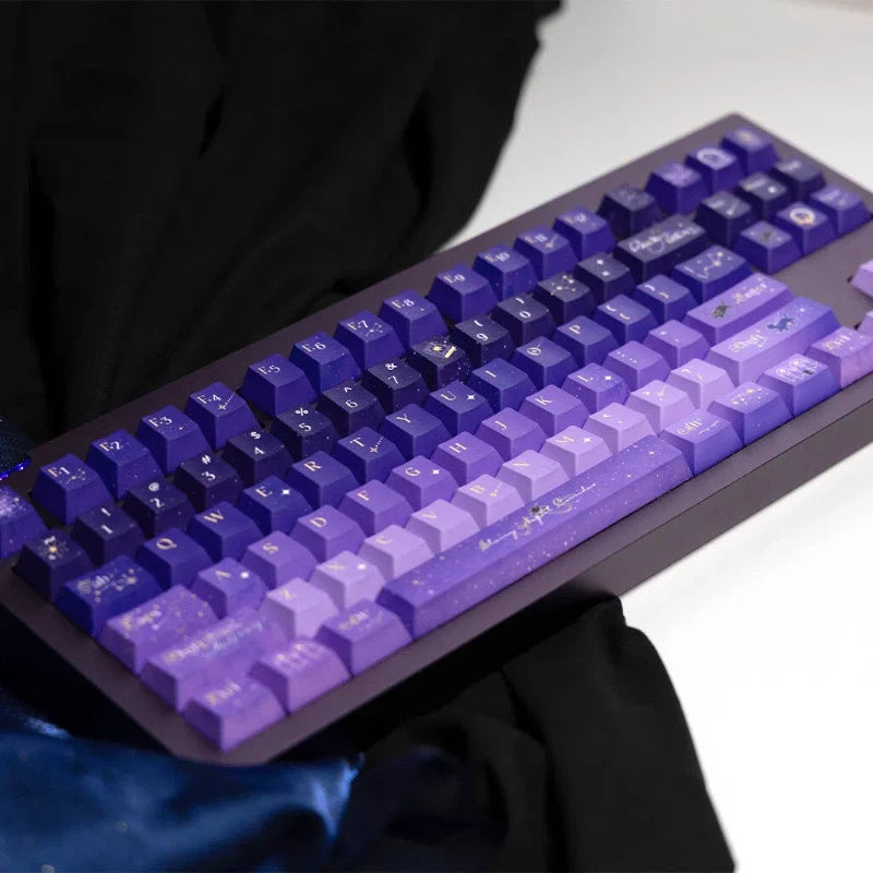 "Freetag Starry Sky" Cherry Profile PBT Keycap Set