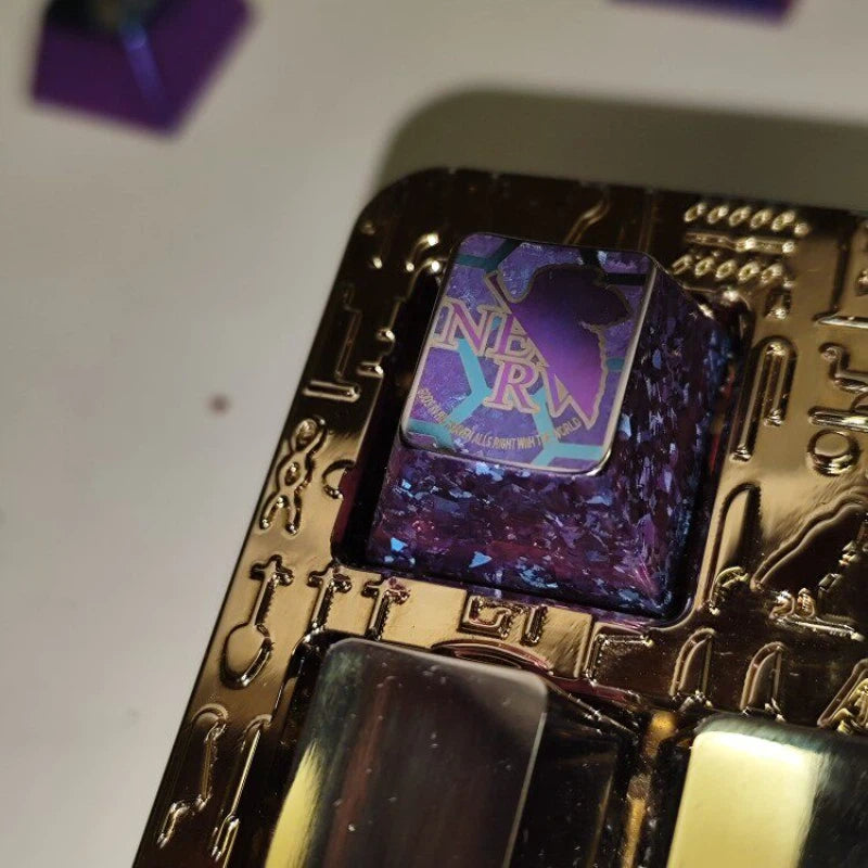 Ice Crystal Titanium Alloy Keycap