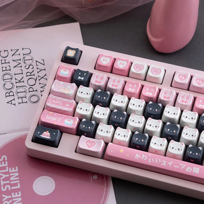 "Kitty Dessert" MAO Profile PBT Keycap Set