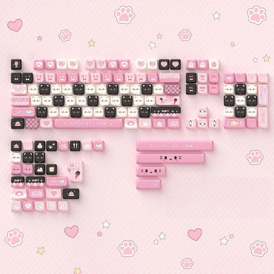 "Kitty Dessert" MAO Profile PBT Keycap Set