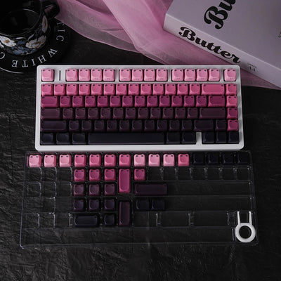 "Neko Side-Lit" Cat-Ear MAO Profile PBT Keycap Set