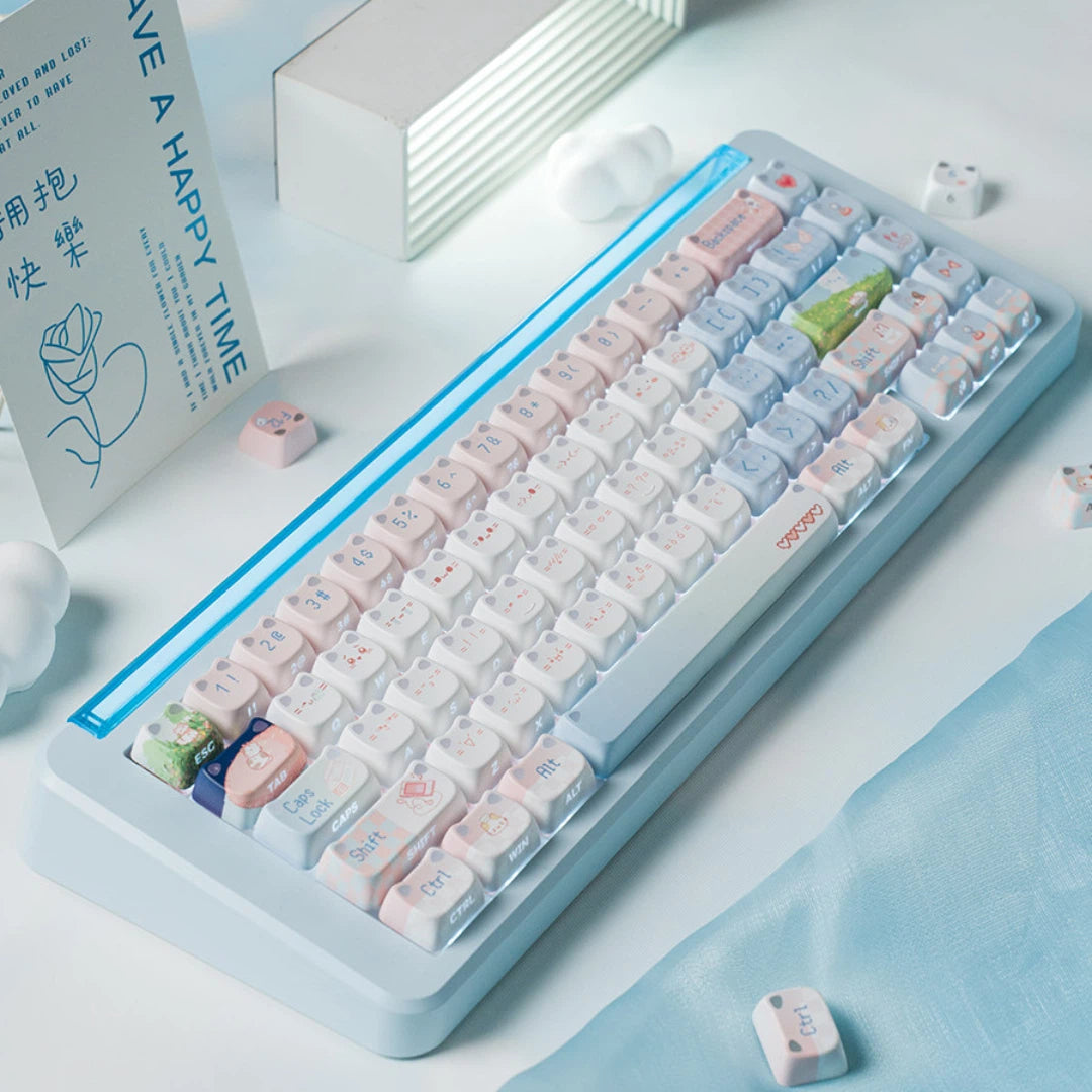 "Neko" Side-Lit PBT MAO Profile Keycap Set