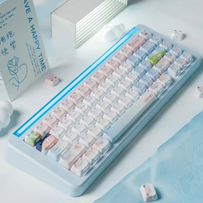 "Neko" Side-Lit PBT MAO Profile Keycap Set