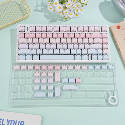 "Neko Side-Lit" Cat-Ear MAO Profile PBT Keycap Set