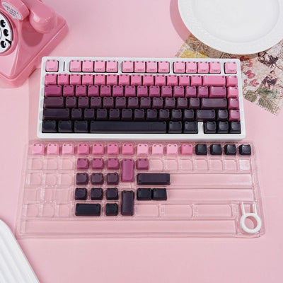 "Neko Side-Lit" Cat-Ear MAO Profile PBT Keycap Set