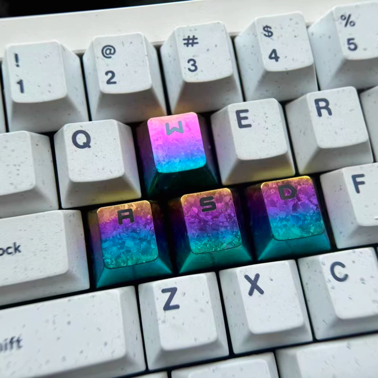 WASD Titanium Alloy Keycaps