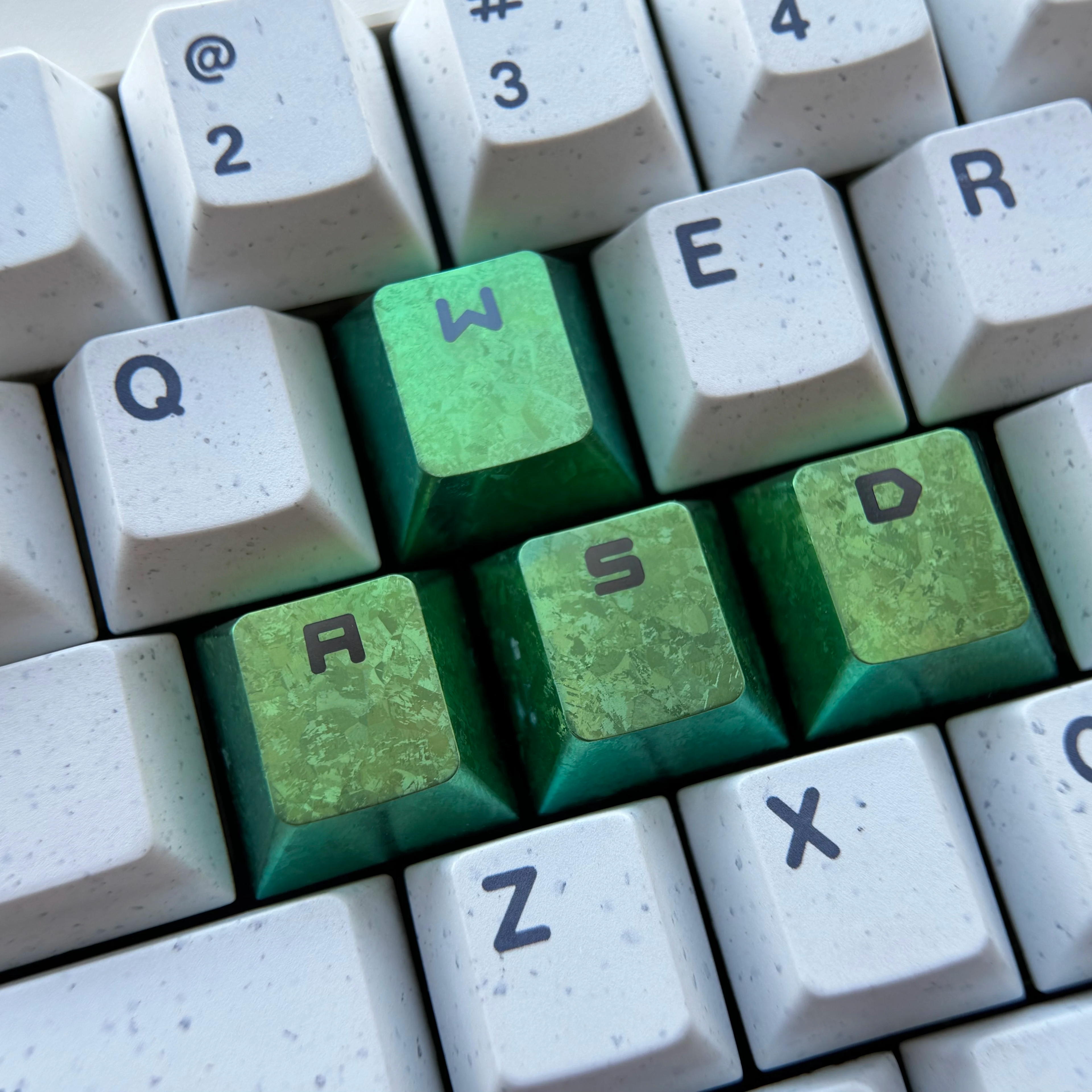 WASD Titanium Alloy Keycaps