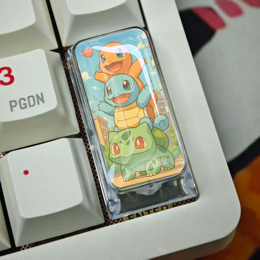 Pikachu 2U Epoxy Resin Artisan Keycap