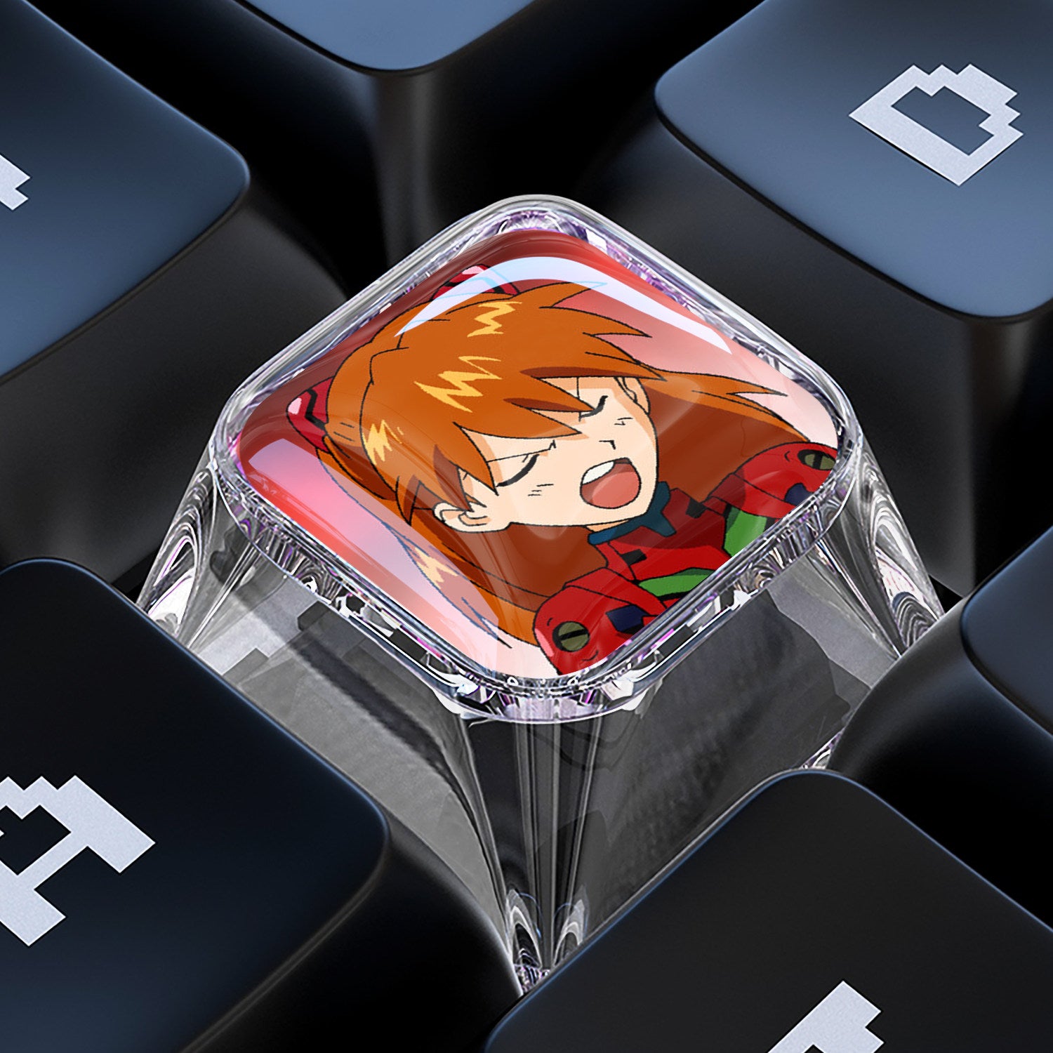 Anime 1U Resin Drip Keycap